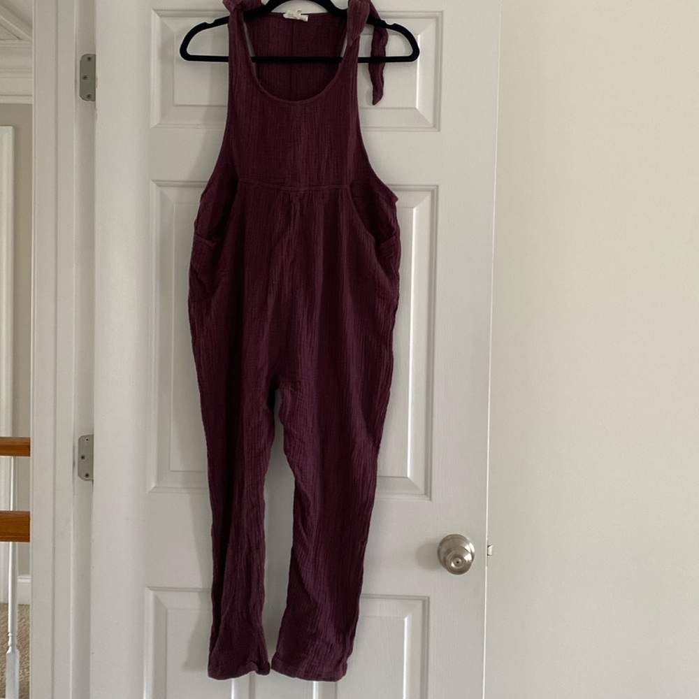 &Merci Plum colored Jumpsuit
